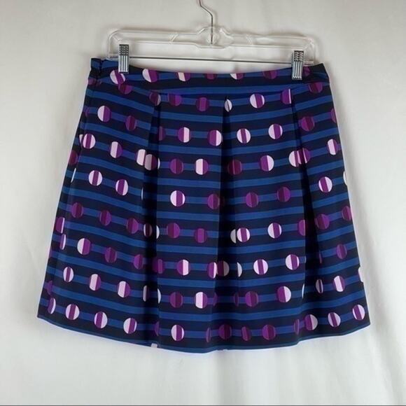 Cynthia Rowley Bold Print Pleated‎ Full Date Night Skirt NWOT Size 10 - Picture 5 of 10